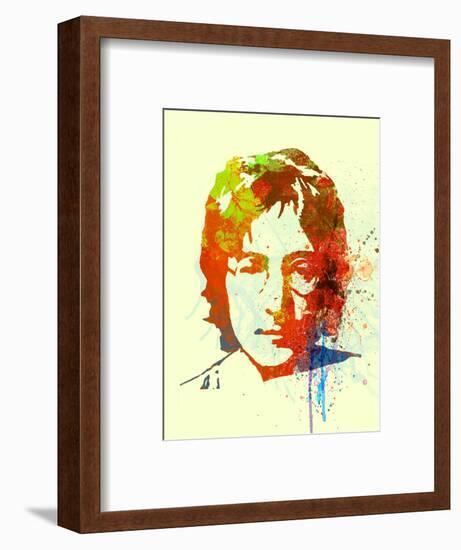 Legendary Lennon Watercolor II-Olivia Morgan-Framed Art Print