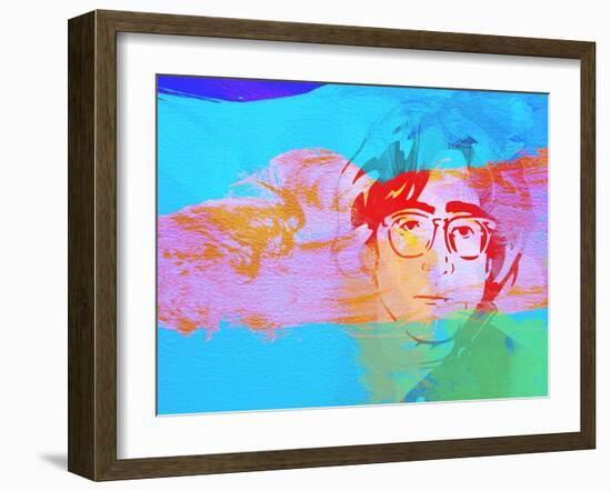 Legendary Lennon Watercolor-Olivia Morgan-Framed Art Print