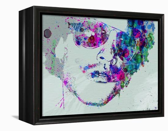 Legendary Lenny Watercolor I-Olivia Morgan-Framed Stretched Canvas