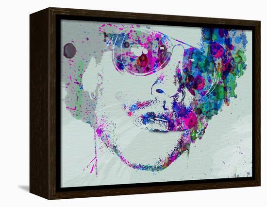 Legendary Lenny Watercolor I-Olivia Morgan-Framed Stretched Canvas