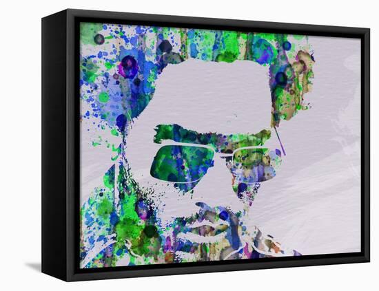 Legendary Lenny Watercolor II-Olivia Morgan-Framed Stretched Canvas