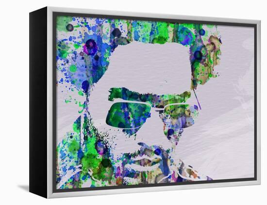 Legendary Lenny Watercolor II-Olivia Morgan-Framed Stretched Canvas