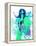 Legendary Lil Kim Watercolor-Olivia Morgan-Framed Stretched Canvas