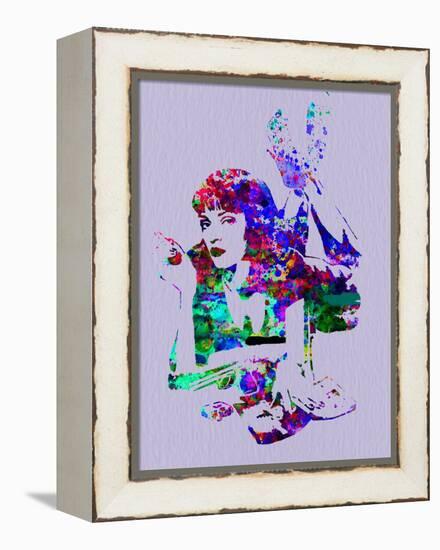 Legendary Mia Wallace Watercolor-Olivia Morgan-Framed Stretched Canvas