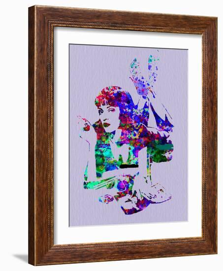 Legendary Mia Wallace Watercolor-Olivia Morgan-Framed Art Print