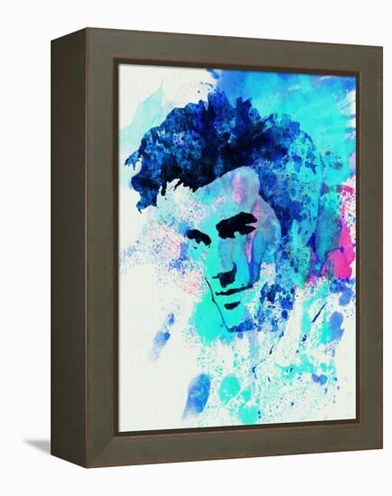 Legendary Morrissey Watercolor-Olivia Morgan-Framed Stretched Canvas