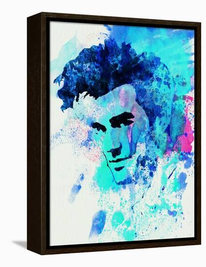 Legendary Morrissey Watercolor-Olivia Morgan-Framed Stretched Canvas