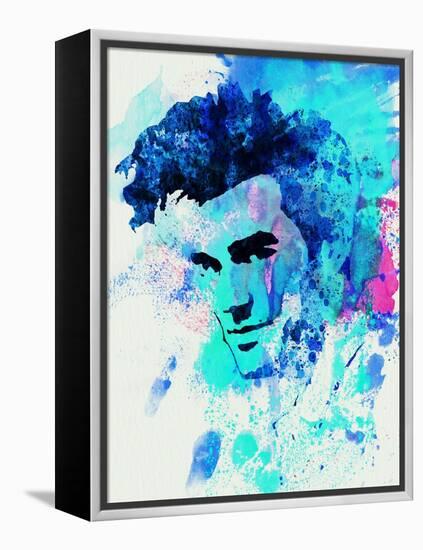 Legendary Morrissey Watercolor-Olivia Morgan-Framed Stretched Canvas