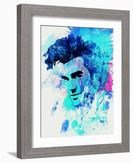 Legendary Morrissey Watercolor-Olivia Morgan-Framed Art Print