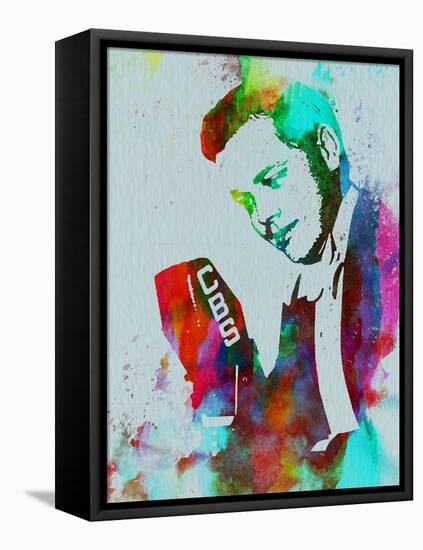 Legendary Orson Wells Watercolor-Olivia Morgan-Framed Stretched Canvas