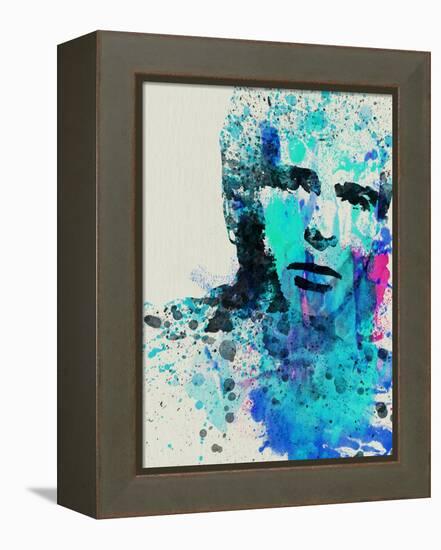 Legendary Peter Gabriel Watercolor-Olivia Morgan-Framed Stretched Canvas