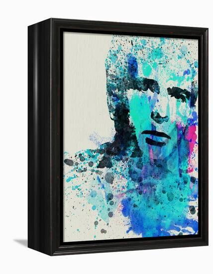 Legendary Peter Gabriel Watercolor-Olivia Morgan-Framed Stretched Canvas