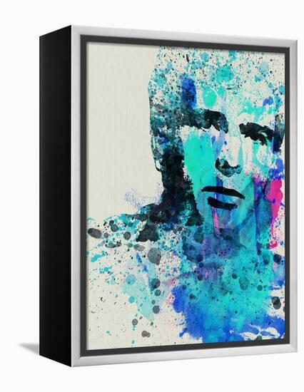 Legendary Peter Gabriel Watercolor-Olivia Morgan-Framed Stretched Canvas