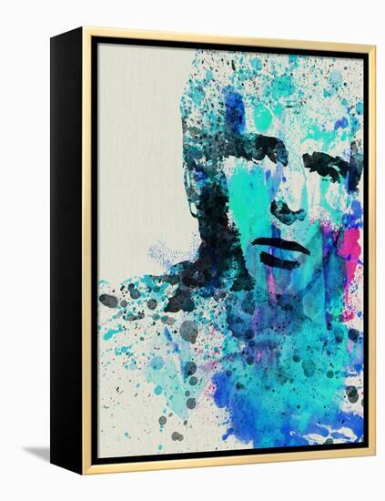 Legendary Peter Gabriel Watercolor-Olivia Morgan-Framed Stretched Canvas