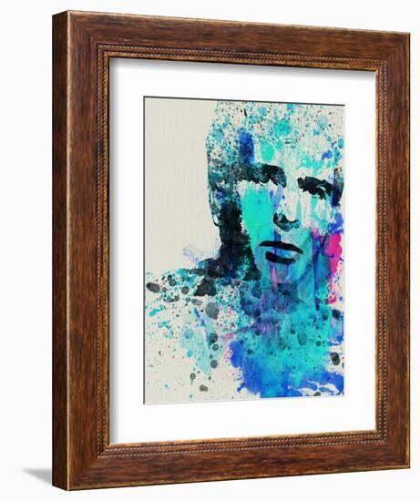 Legendary Peter Gabriel Watercolor-Olivia Morgan-Framed Premium Giclee Print