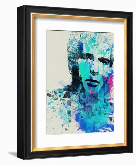 Legendary Peter Gabriel Watercolor-Olivia Morgan-Framed Premium Giclee Print