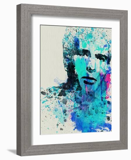 Legendary Peter Gabriel Watercolor-Olivia Morgan-Framed Art Print