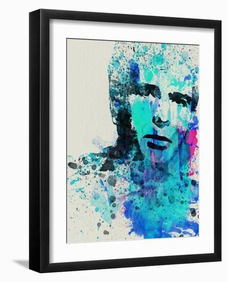 Legendary Peter Gabriel Watercolor-Olivia Morgan-Framed Art Print