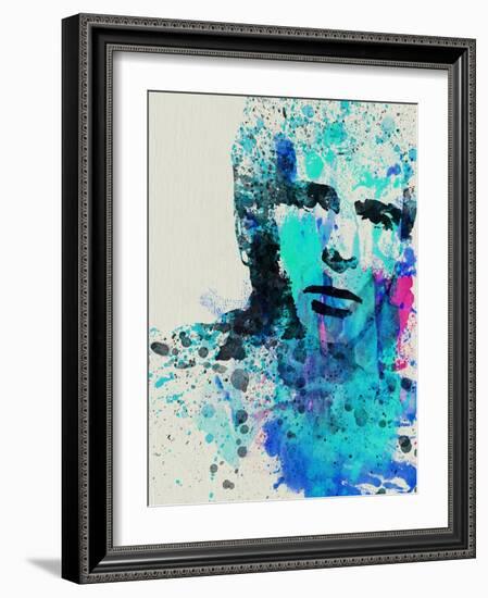 Legendary Peter Gabriel Watercolor-Olivia Morgan-Framed Art Print