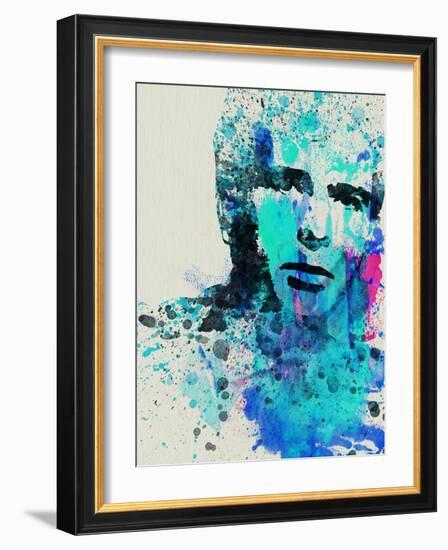 Legendary Peter Gabriel Watercolor-Olivia Morgan-Framed Art Print