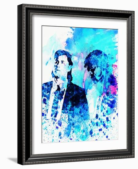 Legendary Pulp Fiction Watercolor-Olivia Morgan-Framed Art Print