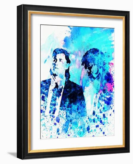 Legendary Pulp Fiction Watercolor-Olivia Morgan-Framed Art Print