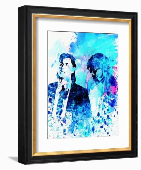 Legendary Pulp Fiction Watercolor-Olivia Morgan-Framed Premium Giclee Print