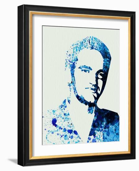 Legendary Quentin Tarantino Watercolor-Olivia Morgan-Framed Art Print