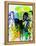 Legendary Rat Pack Watercolor-Olivia Morgan-Framed Stretched Canvas