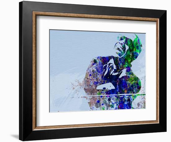 Legendary Ray Charles Watercolor-Olivia Morgan-Framed Premium Giclee Print