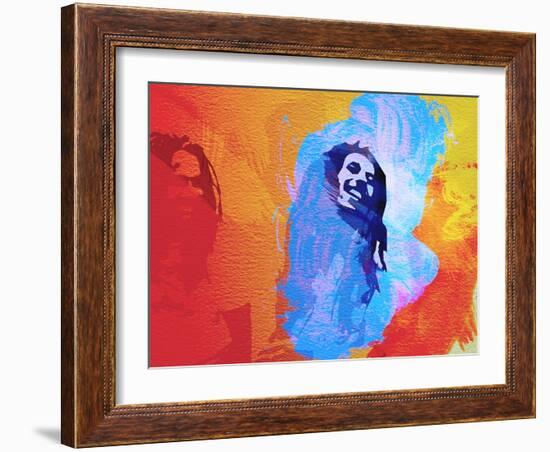 Legendary Reggae Watercolor-Olivia Morgan-Framed Art Print