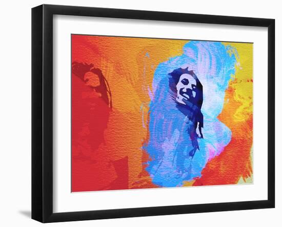 Legendary Reggae Watercolor-Olivia Morgan-Framed Art Print