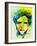 Legendary Robert Pattinson Watercolor-Olivia Morgan-Framed Art Print