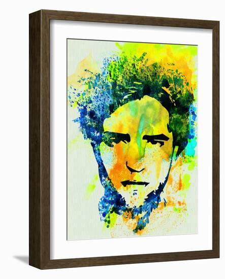 Legendary Robert Pattinson Watercolor-Olivia Morgan-Framed Art Print
