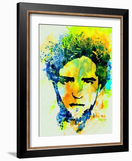 Legendary Robert Pattinson Watercolor-Olivia Morgan-Framed Art Print