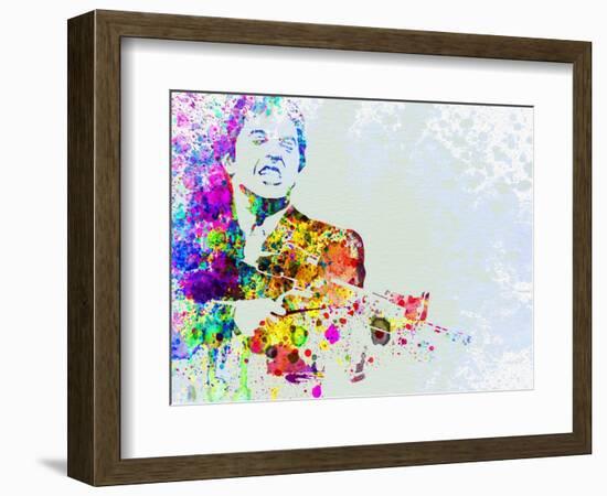 Legendary Scarface Watercolor-Olivia Morgan-Framed Art Print