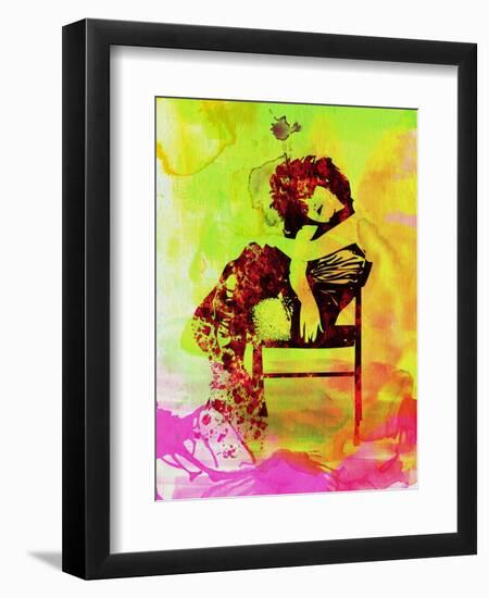 Legendary Siouxsie and the Banshees Watercolor-Olivia Morgan-Framed Premium Giclee Print