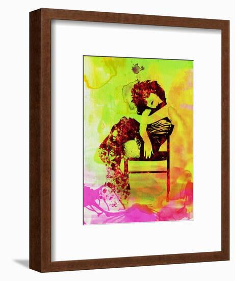 Legendary Siouxsie and the Banshees Watercolor-Olivia Morgan-Framed Art Print