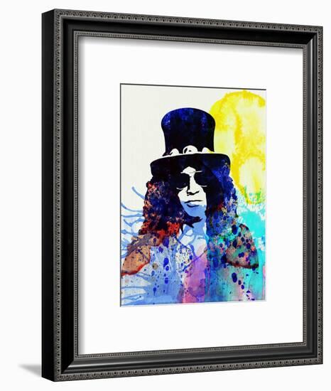 Legendary Slash Watercolor I-Olivia Morgan-Framed Art Print