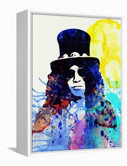 Legendary Slash Watercolor I-Olivia Morgan-Framed Stretched Canvas