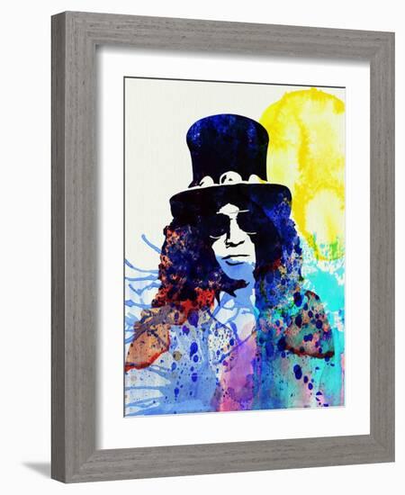 Legendary Slash Watercolor I-Olivia Morgan-Framed Art Print