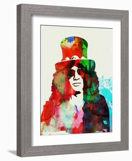 Legendary Slash Watercolor II-Olivia Morgan-Framed Art Print