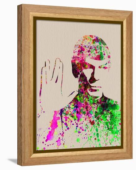 Legendary Spock Watercolor-Olivia Morgan-Framed Stretched Canvas