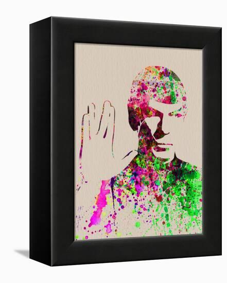 Legendary Spock Watercolor-Olivia Morgan-Framed Stretched Canvas