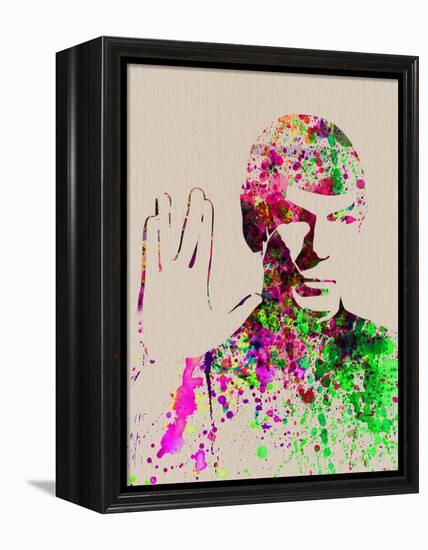 Legendary Spock Watercolor-Olivia Morgan-Framed Stretched Canvas