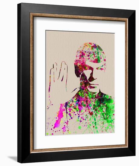 Legendary Spock Watercolor-Olivia Morgan-Framed Premium Giclee Print