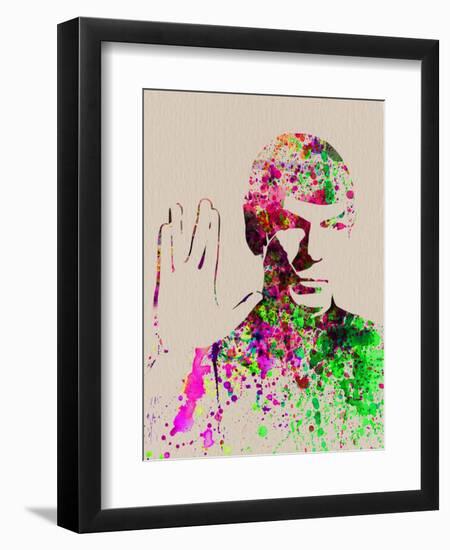 Legendary Spock Watercolor-Olivia Morgan-Framed Premium Giclee Print