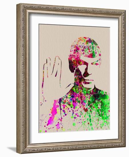 Legendary Spock Watercolor-Olivia Morgan-Framed Art Print