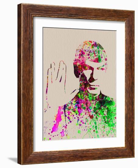 Legendary Spock Watercolor-Olivia Morgan-Framed Art Print