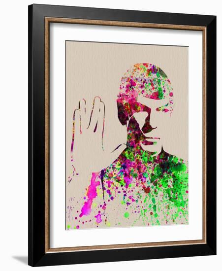 Legendary Spock Watercolor-Olivia Morgan-Framed Art Print